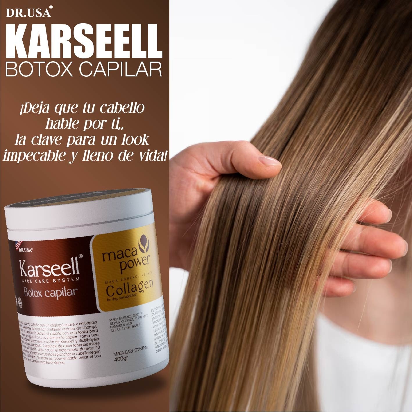 💆🏻‍♀️✨ KARSEELL BOTOX CAPILAR 💆‍♀️ 🌟 + ¡Envío Gratis! 📦