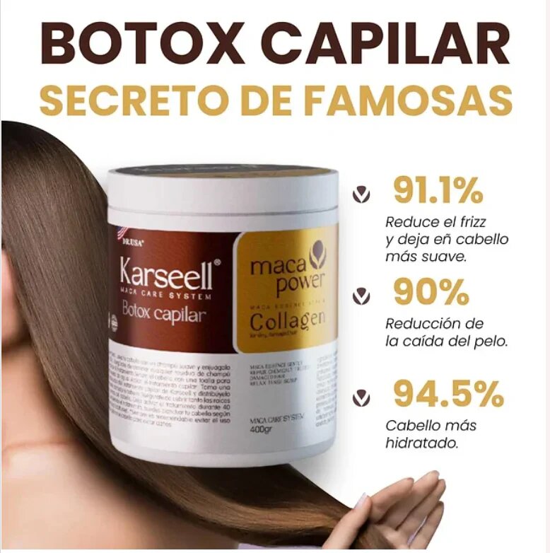 💆🏻‍♀️✨ KARSEELL BOTOX CAPILAR 💆‍♀️ 🌟 + ¡Envío Gratis! 📦